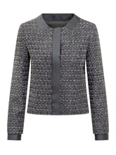 Emporio Armani Tweed Jacket with Satin Details - Emporio Armani | Lidia Shopping