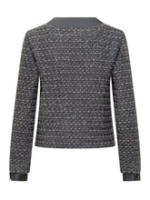 Emporio Armani Tweed Jacket with Satin Details - Emporio Armani | Lidia Shopping