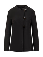 Emporio Armani Women s Black Jacket with Decorative Buttons - Emporio Armani | Lidia Shopping