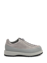 Stone Island Sneakers Grigie in Suede con Suola Rinforzata - Fall/Winter 2025 - On Sale - Uomo | Lidia Shopping