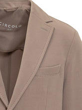 Circolo Beige Stretch Cotton Blazer - Circolo | Lidia Shopping
