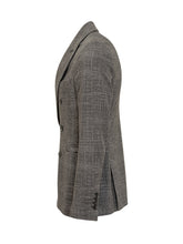 Circolo Grey Prince of Wales Double-Breasted Blazer - Circolo | Lidia Shopping
