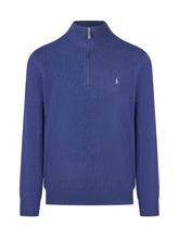 Polo Ralph Lauren Blue Half-Zip Sweater - Collezione Happy Birthday | Lidia Shopping