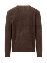 Maglione trecce marrone Polo Ralph Lauren - Fall/Winter 2025 - On Sale - Uomo | Lidia Shopping