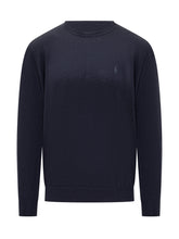Polo Ralph Lauren Navy Virgin Wool Sweater - Collezione Happy Birthday | Lidia Shopping