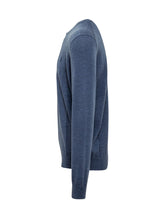 Polo Ralph Lauren Blue Mélange Virgin Wool Sweater - Collezione Happy Birthday | Lidia Shopping