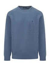 Maglione blu girocollo Polo Ralph Lauren - Fall/Winter 2025 - On Sale - Uomo | Lidia Shopping