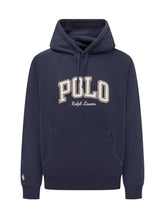 Felpa con cappuccio logo Polo Ralph Lauren blu navy - Fall/Winter 2025 - On Sale - Uomo | Lidia Shopping