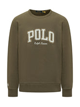 Felpa girocollo verde logo Polo Ralph Lauren - Fall/Winter 2025 - On Sale - Uomo | Lidia Shopping