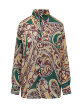 Etro Camicia in Seta con Stampa Paisley Multicolor - Etro | Lidia Shopping