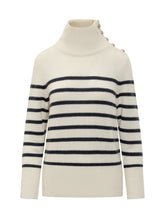 Striped Cashmere Sweater with Buttons Kujten - Kujten | Lidia Shopping
