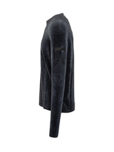 Maglione Girocollo in Lana Blu Effetto Velluto RRD - Fall/Winter 2025 - On Sale - Uomo | Lidia Shopping