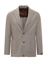 Barba Jacket Blazer in Lana Beige - Barba Jacket | Lidia Shopping