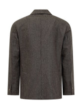 Barba Giacca in Lana Principe di Galles Marrone - Barba Jacket | Lidia Shopping