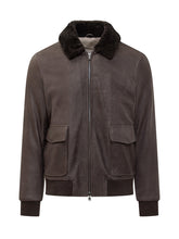 Barba Jacket Giacca in Pelle con Collo in Shearling - Barba Jacket | Lidia Shopping