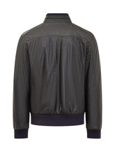 Barba Giacca Bomber in Pelle Nera - Barba Jacket | Lidia Shopping