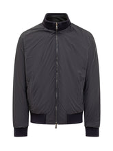 Barba Giacca Bomber in Pelle Nera - Barba Jacket | Lidia Shopping