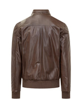 Giacca in Pelle Marrone Barba Napoli - Barba Jacket | Lidia Shopping