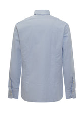 Barba Long Sleeve Cotton Shirt in Light Blue - Barba | Lidia Shopping