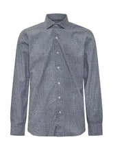 Barba Cotton Shirt Blue Pattern - Barba | Lidia Shopping