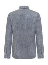 Barba Cotton Shirt Blue Pattern - Barba | Lidia Shopping