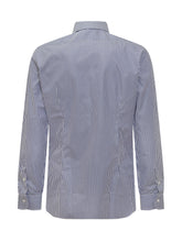 Barba Cotton Shirt with Blue and White Stripes - Barba | Lidia Shopping