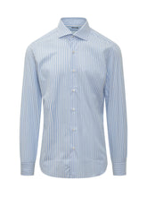 Barba Blue Striped Shirt - Barba | Lidia Shopping