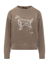Maglione Taupe Con Ricamo Cane Lauren Ralph Lauren - Lauren Ralph Lauren | Lidia Shopping