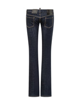 Dsquared2 Dark Blue Bootcut Denim Jeans - Dsquared2 | Lidia Shopping