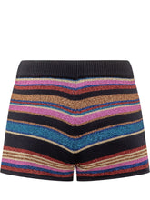Dsquared2 Shorts a Righe Multicolor con Coulisse - Dsquared2 | Lidia Shopping