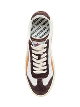 Dsquared2 1964 White and Brown Leather and Suede Sneakers - Dsquared2 | Lidia Shopping