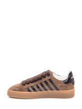 Dsquared2 Sneakers Marroni in Camoscio con Dettagli in Pelle - Dsquared2 | Lidia Shopping