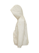 Giacca Bianca Moncler con Inserti in Shearling - Moncler | Lidia Shopping