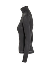 Dolcevita Nero Aderente in Maglia Tecnica di Moncler - Moncler | Lidia Shopping