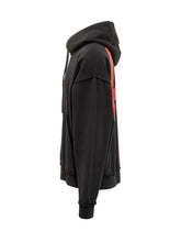 44 Label Group Felpa Hoodie Nera con Logo Ricamato - 44 Label Group | Lidia Shopping