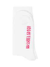 44 Label Group Calze Bianche con Logo Rosa - 44 Label Group | Lidia Shopping