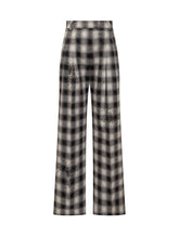 Des Phemmes Checked Pants with Crystal Details - Des Phemmes | Lidia Shopping