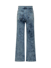 Des Phemmes Wide-Leg Jeans with Black Embroidery - Des Phemmes | Lidia Shopping