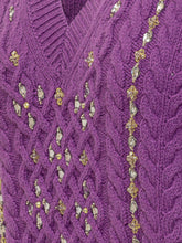 Des Phemmes lilac vest with jewel - Des Phemmes | Lidia Shopping