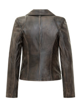 Sword Black Leather Biker Jacket - Promo Extra 10% | Lidia Shopping