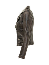 Sword Black Leather Biker Jacket - Promo Extra 10% | Lidia Shopping