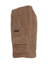 Barrow Beige Fleece Cargo Shorts with Logo - Barrow | Lidia Shopping