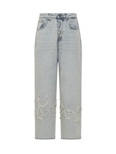 Barrow Light Wash Beaded Jeans - Barrow | Lidia Shopping