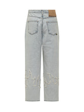 Barrow Light Wash Beaded Jeans - Barrow | Lidia Shopping