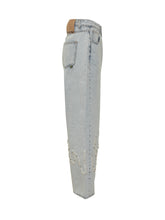 Barrow Light Wash Beaded Jeans - Barrow | Lidia Shopping