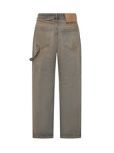 Barrow Wide-Leg Vintage Effect Denim Jeans - Barrow | Lidia Shopping