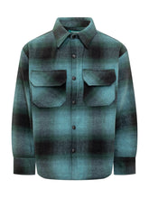 Barrow Green and Black Checked Overshirt - Barrow | Lidia Shopping
