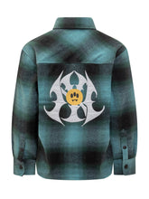 Barrow Green and Black Checked Overshirt - Barrow | Lidia Shopping