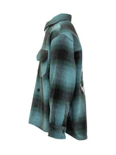 Barrow Green and Black Checked Overshirt - Barrow | Lidia Shopping