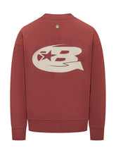 Barrow Brick Red Sweatshirt with Logo - Barrow | Lidia Shopping